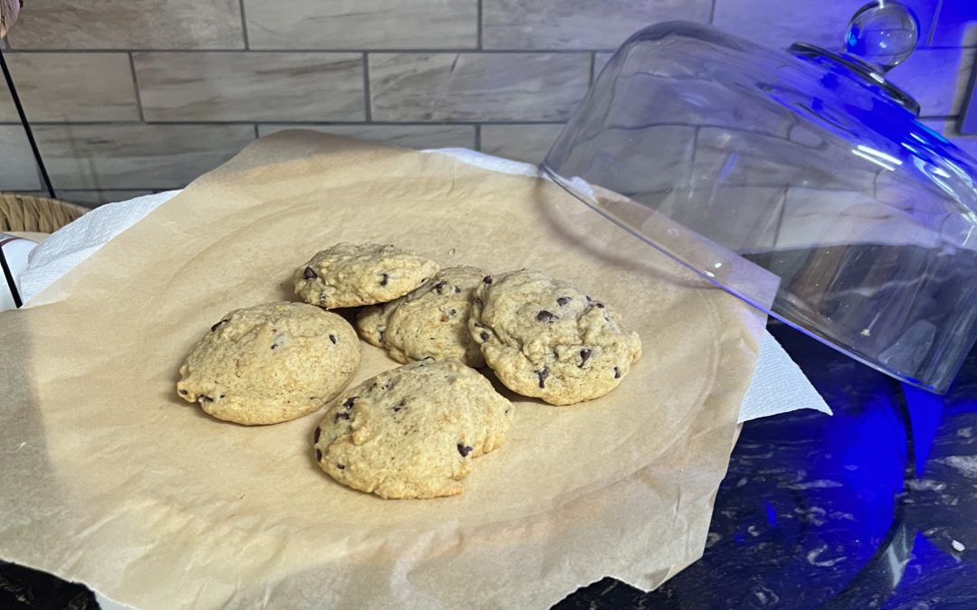 Chocolate chip cookies using discarded sourdough starter